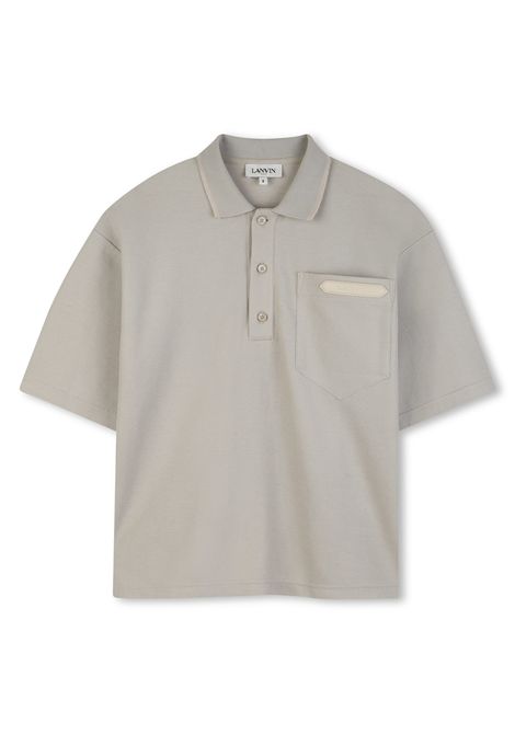 Polo con logo LANVIN KIDS | N30381180